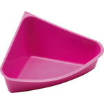 Savic Savic knaagdiertoilet driehoek plastic, fuchsia.