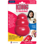 Kong Kong hond Classic rubber large, rood.