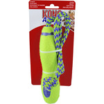 Kong Kong hond Air Dog stick met touw en piep, medium.