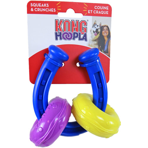 Kong Kong hond Hoopla horseshoe, small.