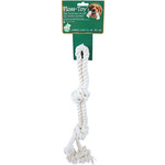 Boon floss-toy halter wit, small.