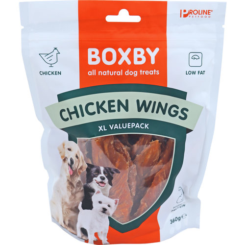 Proline Proline Boxby chicken wings XL valuepack, 360 gram.