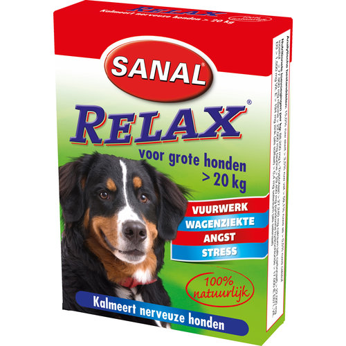 Sanal Sanal Relax grote hond &gt;20 kg, 15 tabletten.