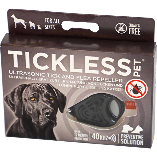 Tickless Tickless pet teek en vlo verjager, zwart.