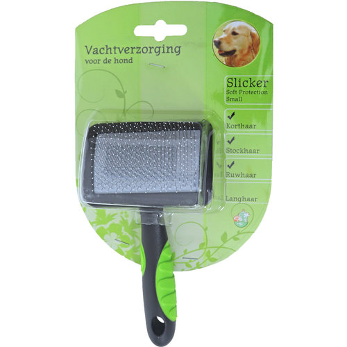 Boon vachtverzorging hond hondenborstel slicker soft, small.