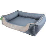 Napzzz Nap'zzz divan waterproof duo grijs/beige, 100x80 cm.