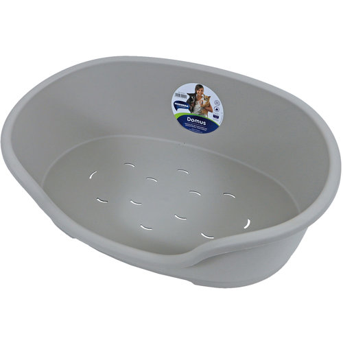 Moderna Moderna plastic hondenmand warmgrijs, 50/60 cm.