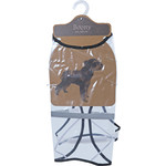 Boony Dog Fashion Boony Dog fashion honden regenjas transparant met reflectie, 35 cm.