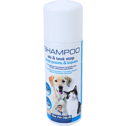 Pet Doctor The Pet Doctor vlo en teek stop shampoo, 200 ml.