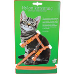 Boon kittentuig nylon met lijn neon, oranje reflecterend.