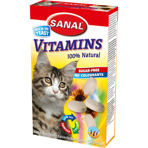 Sanal Sanal kat Vitamins, 50 gram.