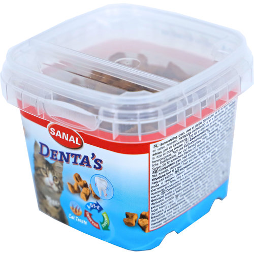 Sanal Sanal kat denta's cups, 75 gram.