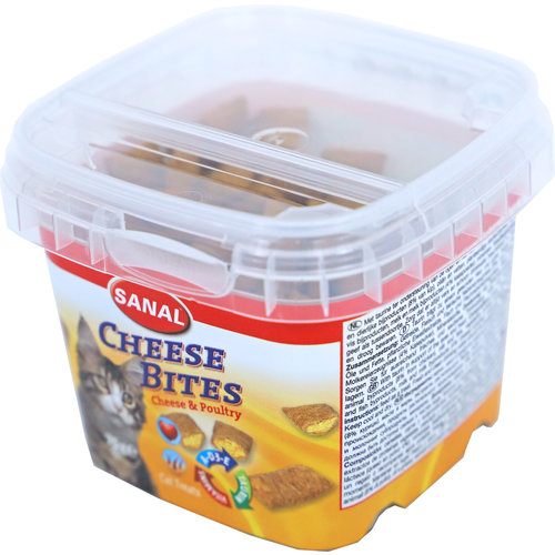 Sanal Sanal kat cheese bites cups, 75 gram.