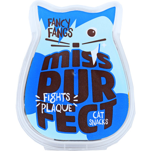 Miss Purfect Miss Purfect cat snacks fancy fangs, 75 gram.