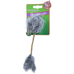 Boon kattenspeelgoed op kaart pluche muis met catnip en staart, 16 cm.