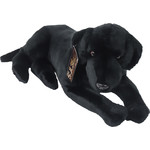 Boony "Natural Decoration" Boony Natural Decoration labrador pluche liggend zwart, 53 cm.