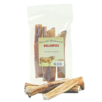 Natuurlijke hondensnacks Bullenpees 15 cm per 10 verpakt