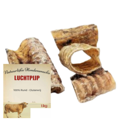 Natuurlijke hondensnacks Runder Luchtpijp 1kg