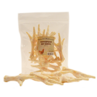 Natuurlijke hondensnacks Kippenpoten met honing 100 gram