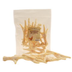 Natuurlijke hondensnacks Kippenpoten met honing 100 gram