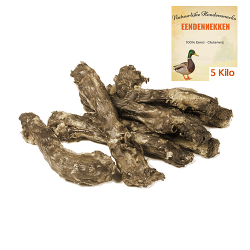 Natuurlijke hondensnacks Eendennekken 1 kg