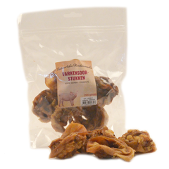 Natuurlijke hondensnacks Varkensoorstukken 200 gram
