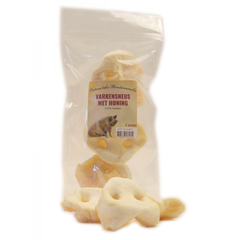 Natuurlijke hondensnacks Varkensneus met honing per 3 verpakt