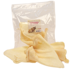 Natuurlijke hondensnacks Varkensoren met honing per 3 verpakt