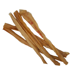 Natuurlijke hondensnacks Varkenshuid 50 cm per stuk verpakt