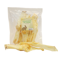 Natuurlijke hondensnacks Konijnenoren met honing 100 gram