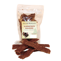 Natuurlijke hondensnacks Vleesstrips kalkoen 100 gram