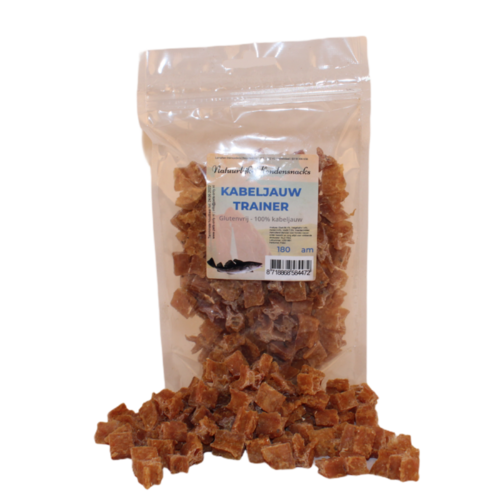 Natuurlijke hondensnacks Kabeljauwtrainer 180 gram