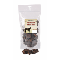 Natuurlijke hondensnacks Vleestrainer paard grof 150 gram
