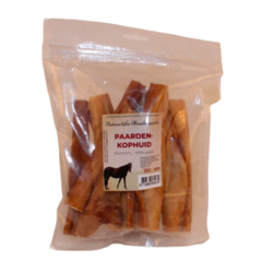 Natuurlijke hondensnacks Paardenkophuid 200 gram