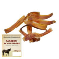 Natuurlijke hondensnacks Paardenachillespees 250 gram