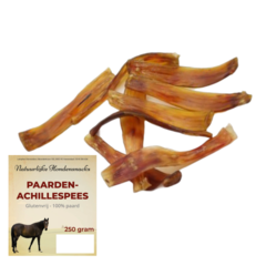 Natuurlijke hondensnacks Paardenachillespees 250 gram