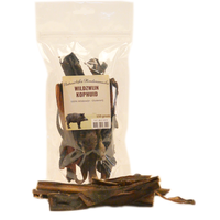 Natuurlijke hondensnacks Wildzwijnkophuid 150 gram