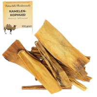Natuurlijke hondensnacks Kamelenkophuid 500 gram