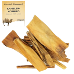 Natuurlijke hondensnacks Kamelenkophuid 500 gram