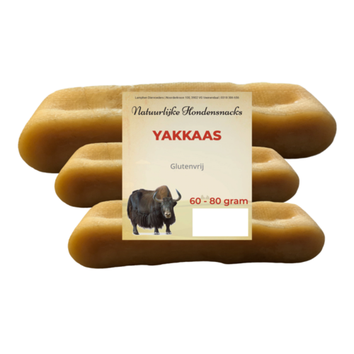 Natuurlijke hondensnacks Yakkaas 100% 60 - 80 gram