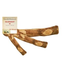 Natuurlijke hondensnacks Olijfhout m 101 - 220 gram
