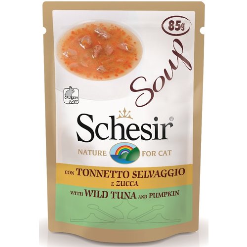 Schesir Schesir Cat Soup Wild Tuna and Pumpkin 85 gr.