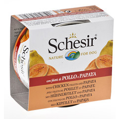 Schesir Schesir Dog Fruit Chicken & Papaya 150 gr.