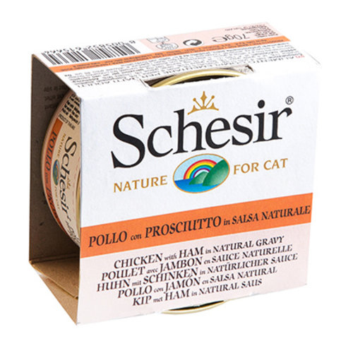 Schesir Schesir Cat Broth Nat. Chicken & Ham 70 gr.