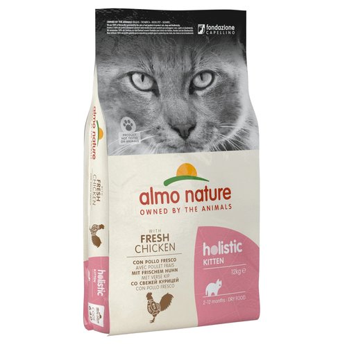 Almo Nature AN Holistic Kat Kitten Chicken&Rice 12 kg.