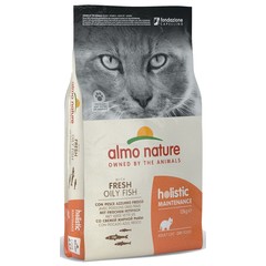 Almo Nature AN Holistic Kat White Fish&Rice 12 kg.