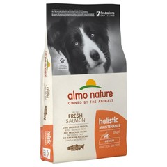 Almo Nature AN Holistic Dog M Zalm & Rijst 12 kg.