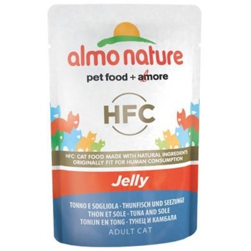 Almo Nature AN Tonijn en Tong in Jelly 55 gr.