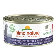 Almo Nature AN Tonijn met Kip en Ham 150 gr.