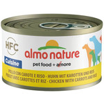 Almo Nature AN Dog HFC Cuisine Kip Worteltjes Rijst 95 gr.